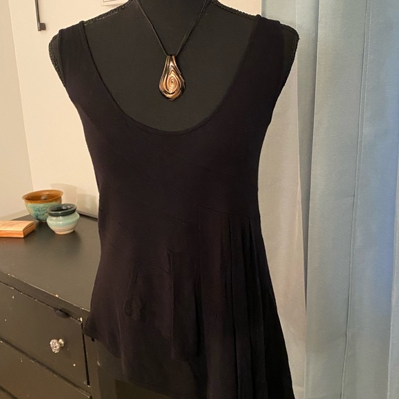 Glass pendant teardrop necklace - Picture 2 of 9